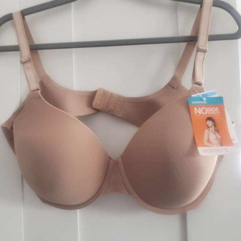 Beige Bra Warner's no side effects underwire